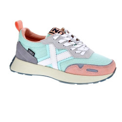 Zapatillas Munich zapatos Mujer modelo Xemine 107 Verde Cordón 2