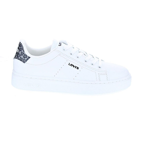 Zapatillas Levis zapatos Niña modelo Evelyn Blanco 