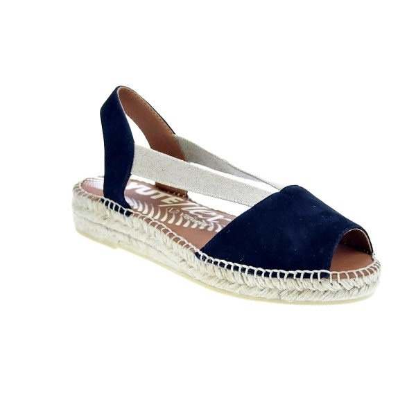 Alpargatas Viguera zapatos Mujer modelo Vitelo Azul 