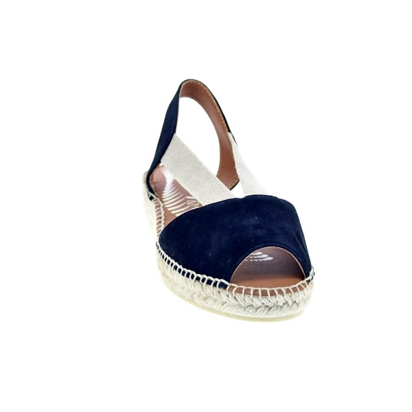 Alpargatas Viguera zapatos Mujer modelo Vitelo Azul 