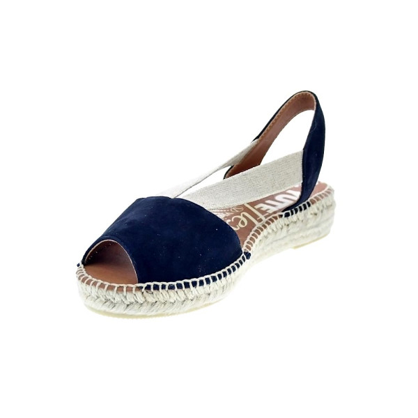 Alpargatas Viguera zapatos Mujer modelo Vitelo Azul 