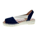 Alpargatas Viguera zapatos Mujer modelo Vitelo Azul 