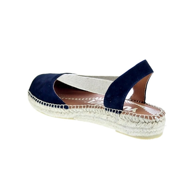 Alpargatas Viguera zapatos Mujer modelo Vitelo Azul 