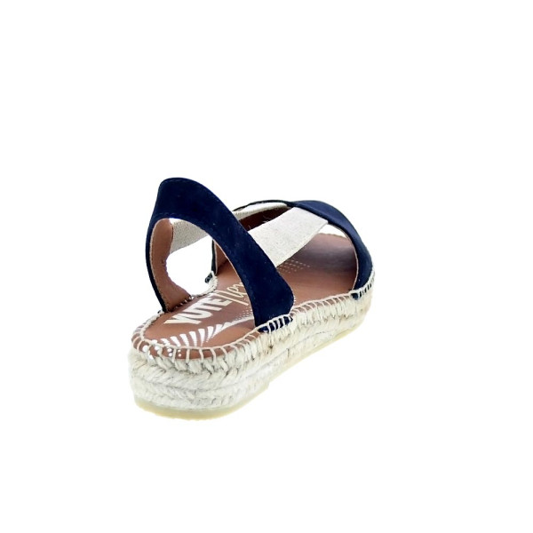 Alpargatas Viguera zapatos Mujer modelo Vitelo Azul 
