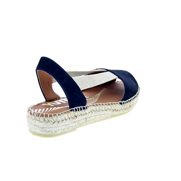 Alpargatas Viguera zapatos Mujer modelo Vitelo Azul 