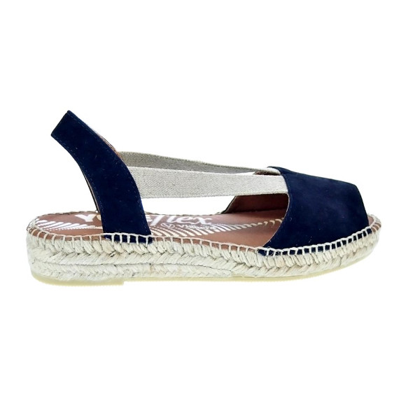 Alpargatas Viguera zapatos Mujer modelo Vitelo Azul 