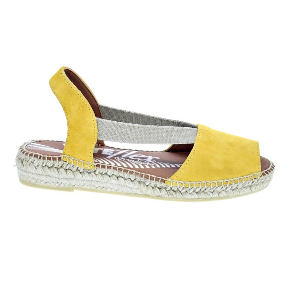 Alpargatas Viguera zapatos Mujer modelo Vitelo Amarillo 