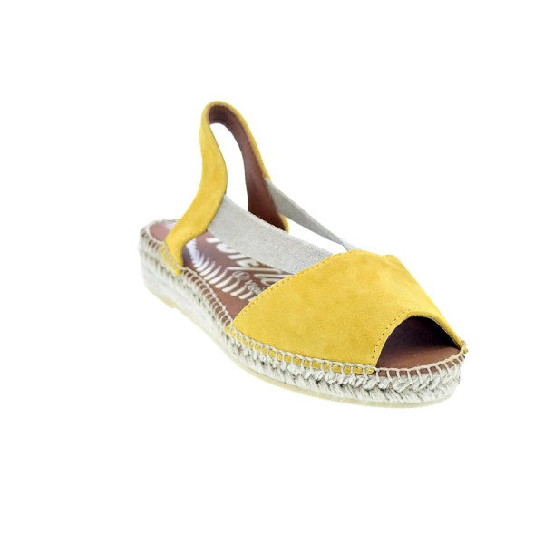 Alpargatas Viguera zapatos Mujer modelo Vitelo Amarillo 