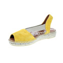 Alpargatas Viguera zapatos Mujer modelo Vitelo Amarillo 