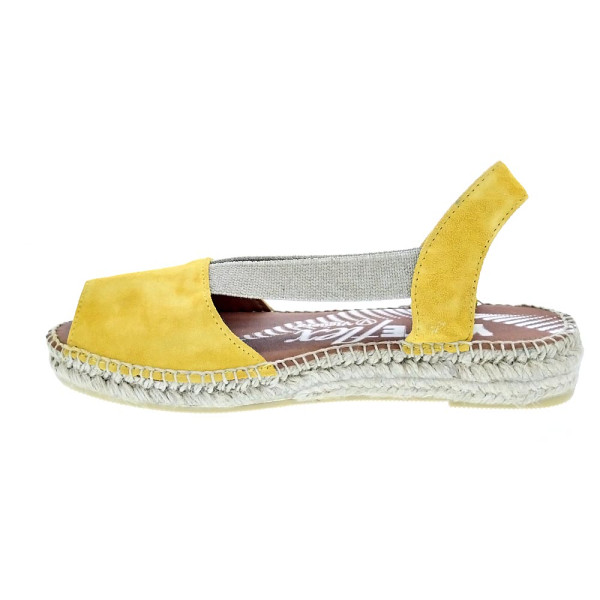Alpargatas Viguera zapatos Mujer modelo Vitelo Amarillo 