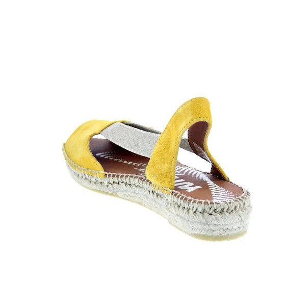 Alpargatas Viguera zapatos Mujer modelo Vitelo Amarillo 