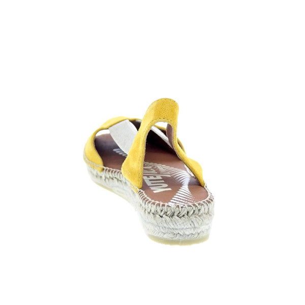 Alpargatas Viguera zapatos Mujer modelo Vitelo Amarillo 