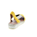 Alpargatas Viguera zapatos Mujer modelo Vitelo Amarillo 