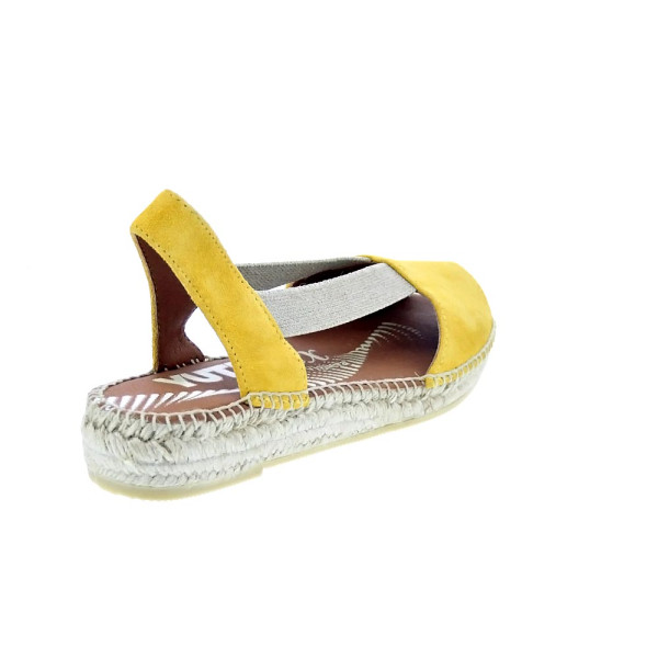 Alpargatas Viguera zapatos Mujer modelo Vitelo Amarillo 