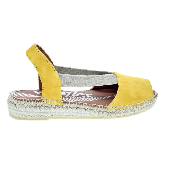 Alpargatas Viguera zapatos Mujer modelo Vitelo Amarillo 