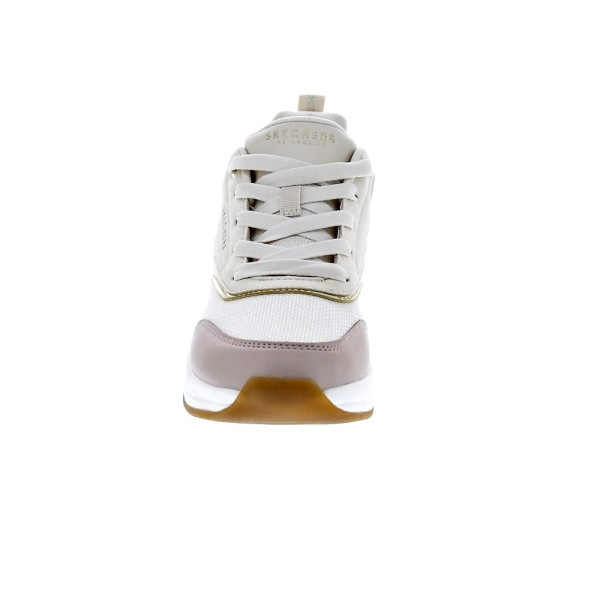 Zapatillas Skechers zapatos Mujer modelo Billion 2 Beige Cordón