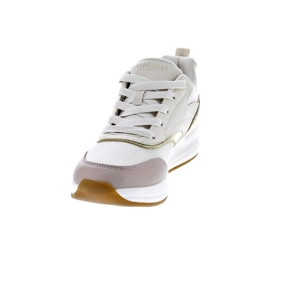 Zapatillas Skechers zapatos Mujer modelo Billion 2 Beige Cordón