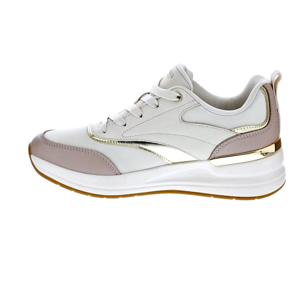 Zapatillas Skechers zapatos Mujer modelo Billion 2 Beige Cordón