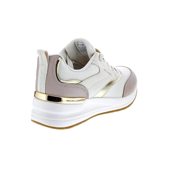 Zapatillas Skechers zapatos Mujer modelo Billion 2 Beige Cordón