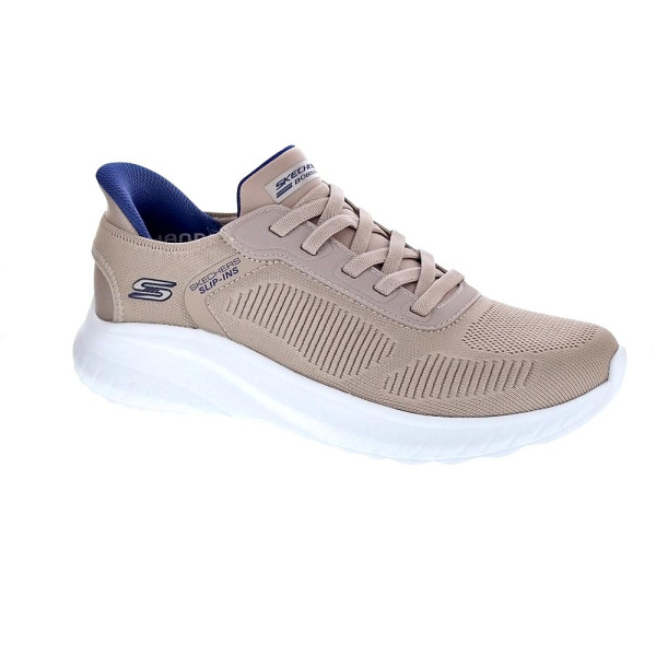 Zapatillas Skechers zapatos Hombre modelo Bobs Squad Chaos Gris 