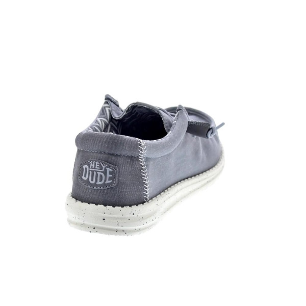 Mocasines Hey Dude zapatos Hombre modelo Wally Stretch Gris 