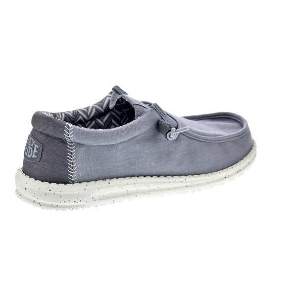 Mocasines Hey Dude zapatos Hombre modelo Wally Stretch Gris 