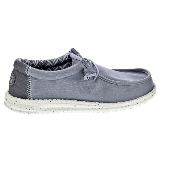 Mocasines Hey Dude zapatos Hombre modelo Wally Stretch Gris 