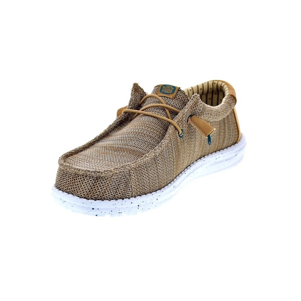 Mocasines Hey Dude zapatos Hombre modelo Wally Stretch Marrón 