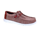 Mocasines Hey Dude zapatos Hombre modelo Wally Stretch Rojo 