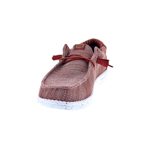 Mocasines Hey Dude zapatos Hombre modelo Wally Stretch Rojo 
