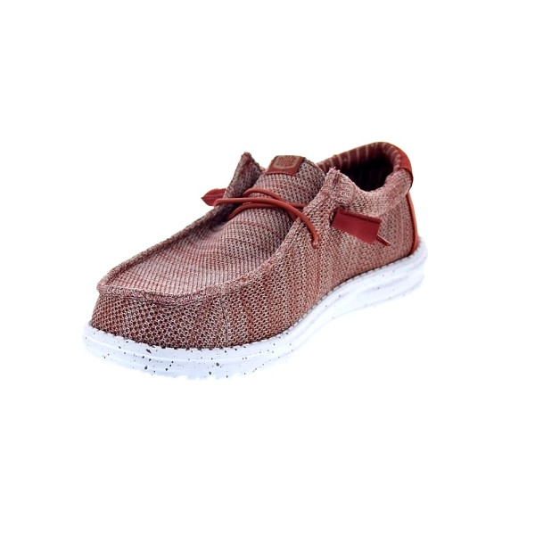 Mocasines Hey Dude zapatos Hombre modelo Wally Stretch Rojo 