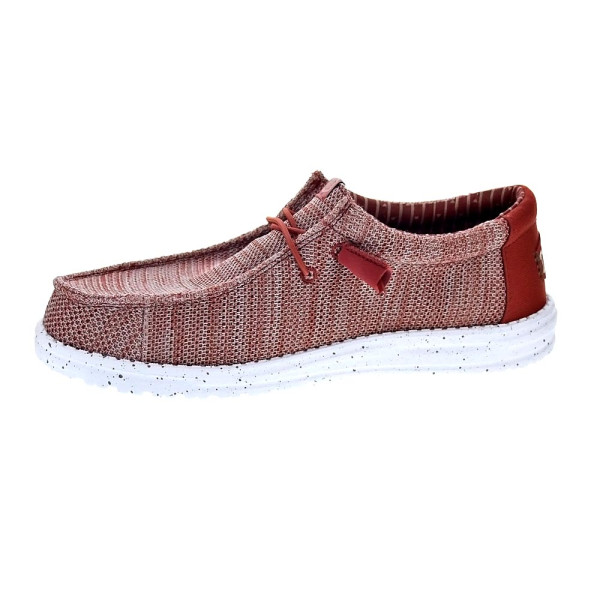 Mocasines Hey Dude zapatos Hombre modelo Wally Stretch Rojo 