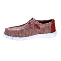 Mocasines Hey Dude zapatos Hombre modelo Wally Stretch Rojo 