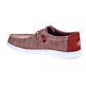 Mocasines Hey Dude zapatos Hombre modelo Wally Stretch Rojo 