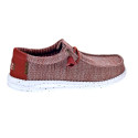 Mocasines Hey Dude zapatos Hombre modelo Wally Stretch Rojo 