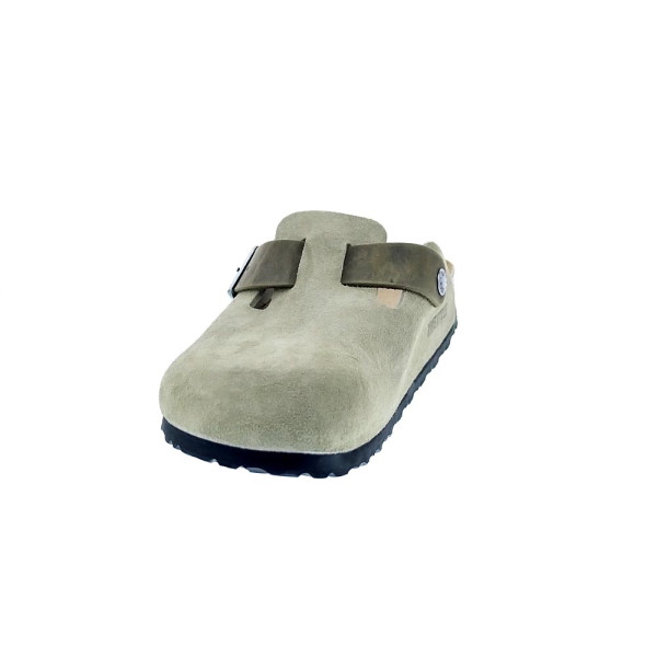 Zuecos Birkenstock zapatos Hombre modelo Boston Mixed Verde 