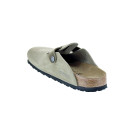 Zuecos Birkenstock zapatos Hombre modelo Boston Mixed Verde 