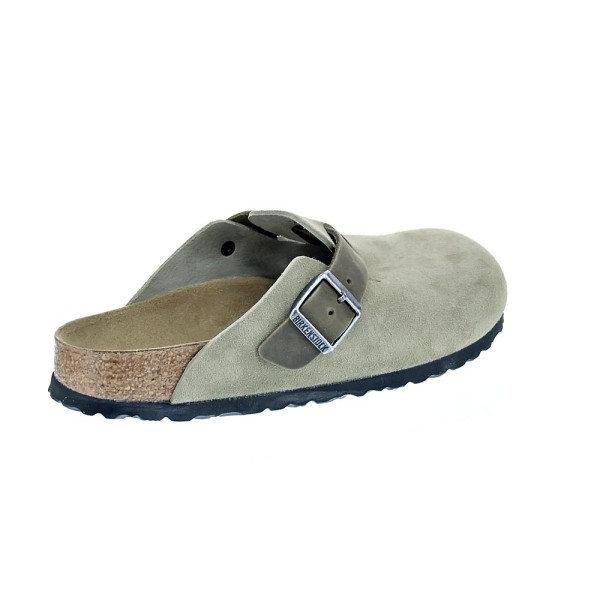 Zuecos Birkenstock zapatos Hombre modelo Boston Mixed Verde 