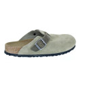 Zuecos Birkenstock zapatos Hombre modelo Boston Mixed Verde 