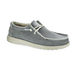 Mocasines Hey Dude zapatos Hombre modelo Wally Braided Verde  2