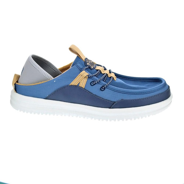 Mocasines Hey Dude zapatos Hombre modelo Bradley Slipper Azul 