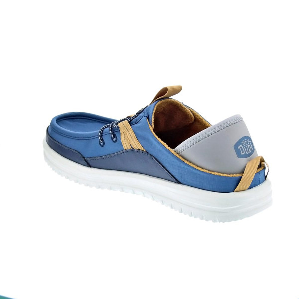 Mocasines Hey Dude zapatos Hombre modelo Bradley Slipper Azul 