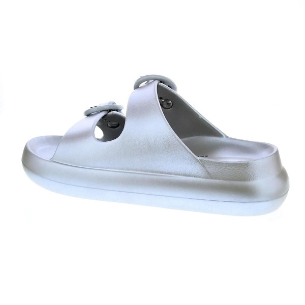 Sandalias Duuo zapatos Mujer modelo Eva Curvi Metallic Plata 