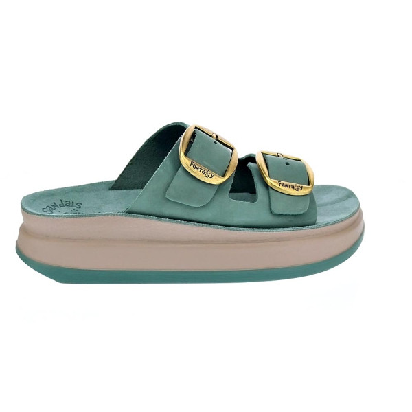 Sandalias Fantasy Sandals zapatos Mujer modelo Zefi Verde 