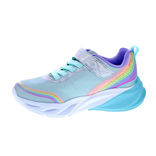 Zapatillas Skechers zapatos Niña modelo Cosmic Glow Rainbow Blanco 