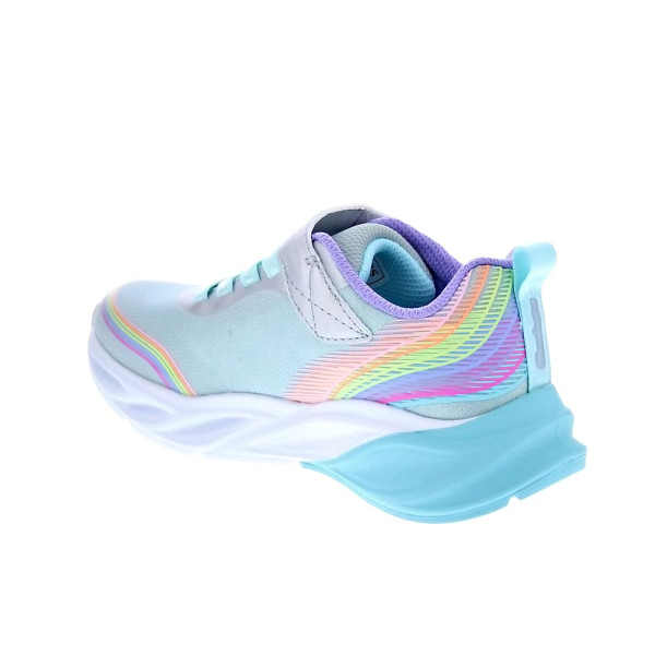 Zapatillas Skechers zapatos Niña modelo Cosmic Glow Rainbow Blanco 