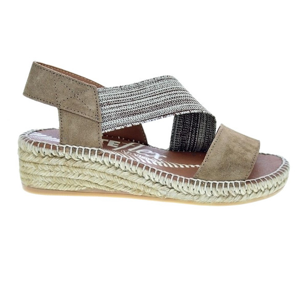 Alpargatas Viguera zapatos Mujer modelo Vitelo Marrón 