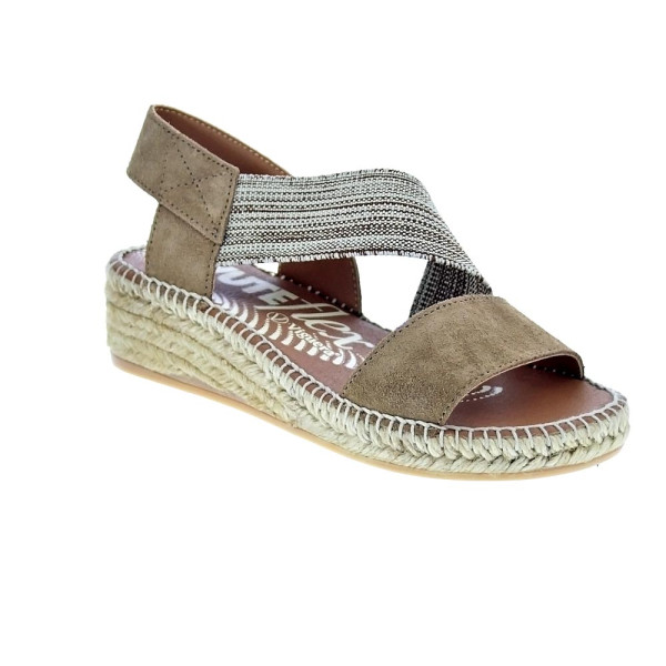 Alpargatas Viguera zapatos Mujer modelo Vitelo Marrón 