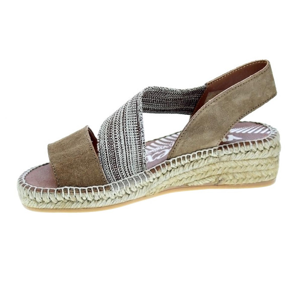 Alpargatas Viguera zapatos Mujer modelo Vitelo Marrón 