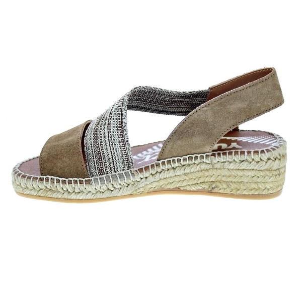 Alpargatas Viguera zapatos Mujer modelo Vitelo Marrón 